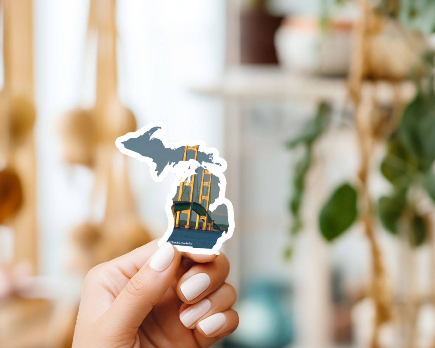 Mighty Mac Michigan Sticker