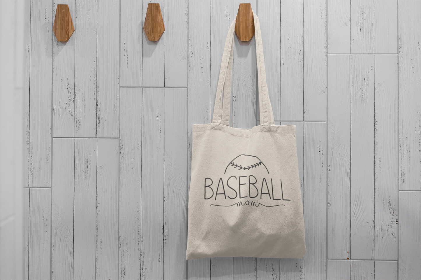 Baseball Mom Tote Bag