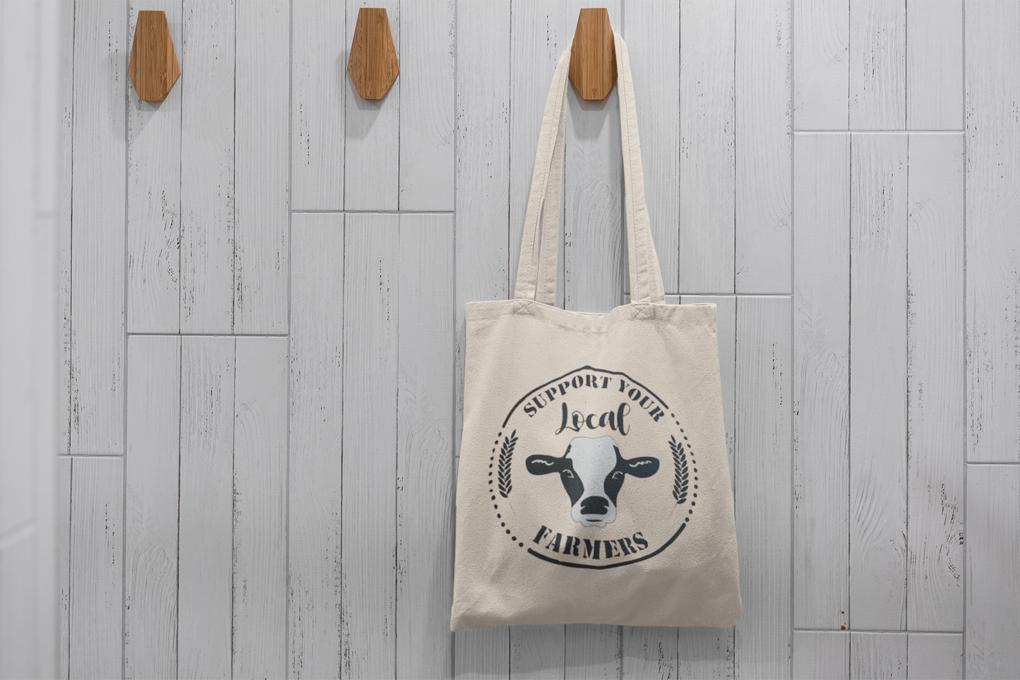 Moo-ve Over Plastic 🐄 – Local Farmer Cotton Tote