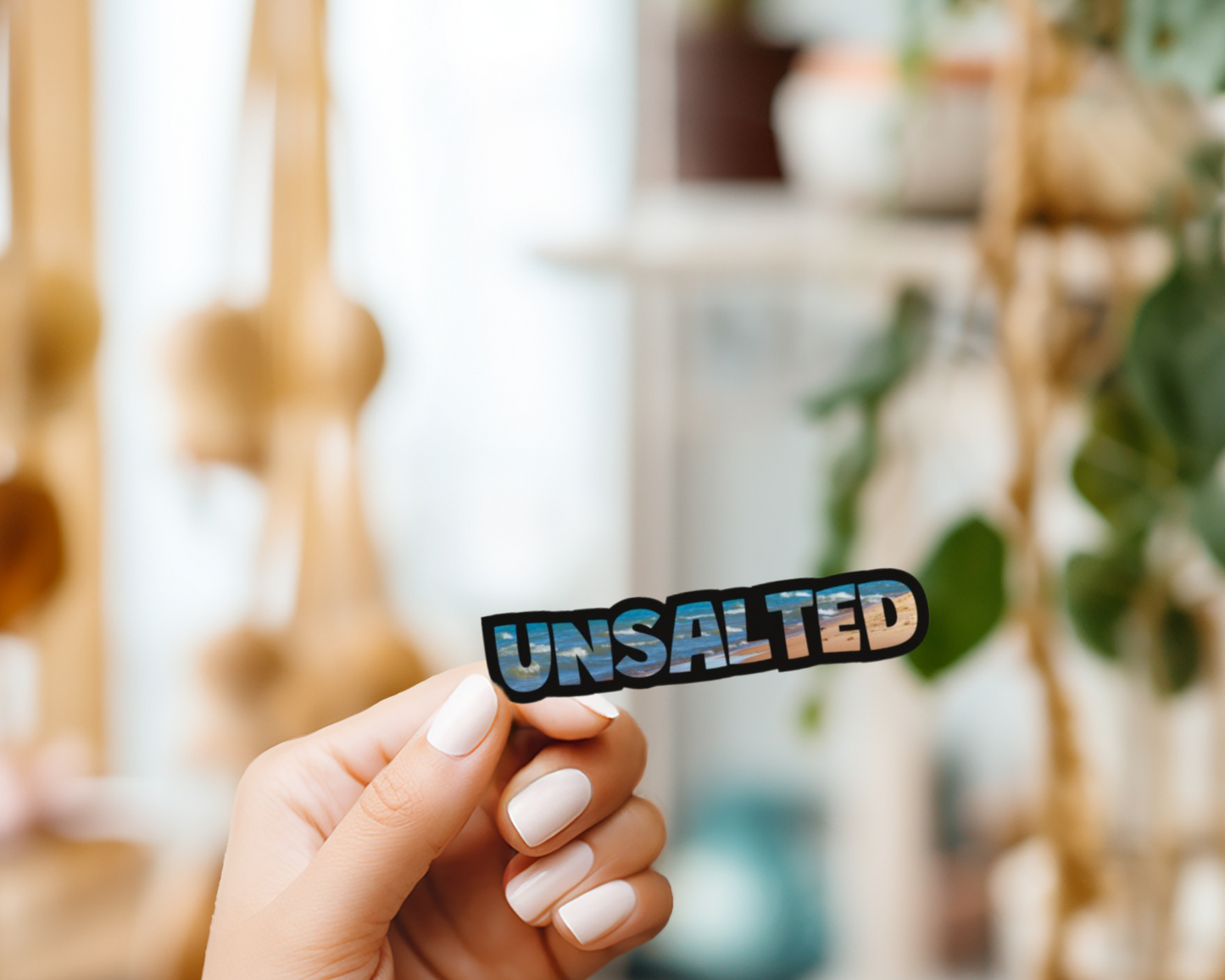 Unsalted Clear Vinyl Sticker