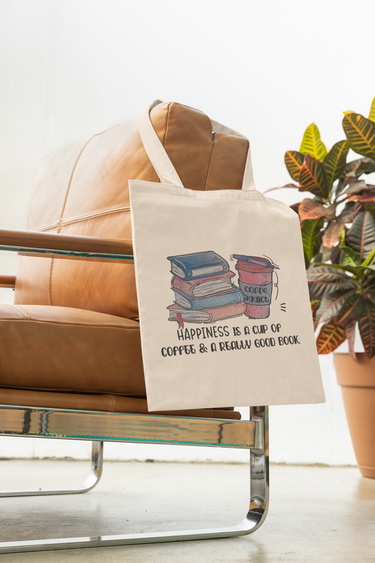 Coffee & Books Cotton Tote