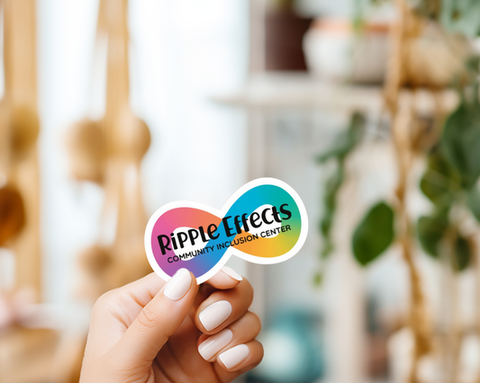 Ripple Effects Infinity Logo Sticker