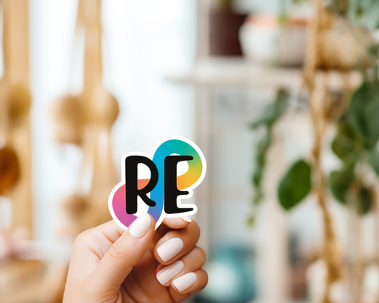RE Logo Sticker
