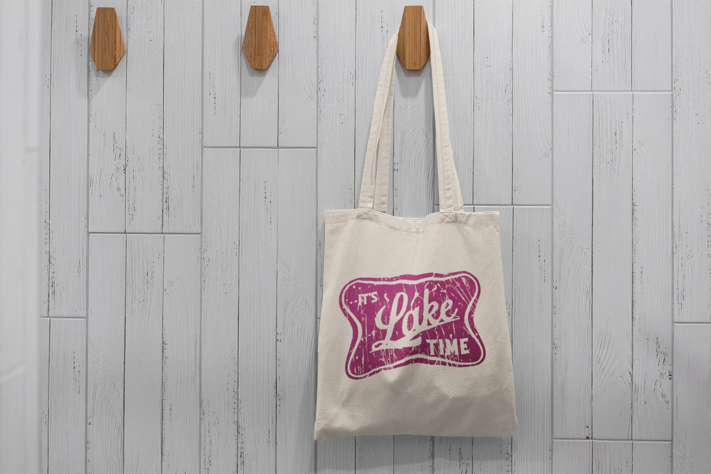 It's Lake Time Cotton Tote