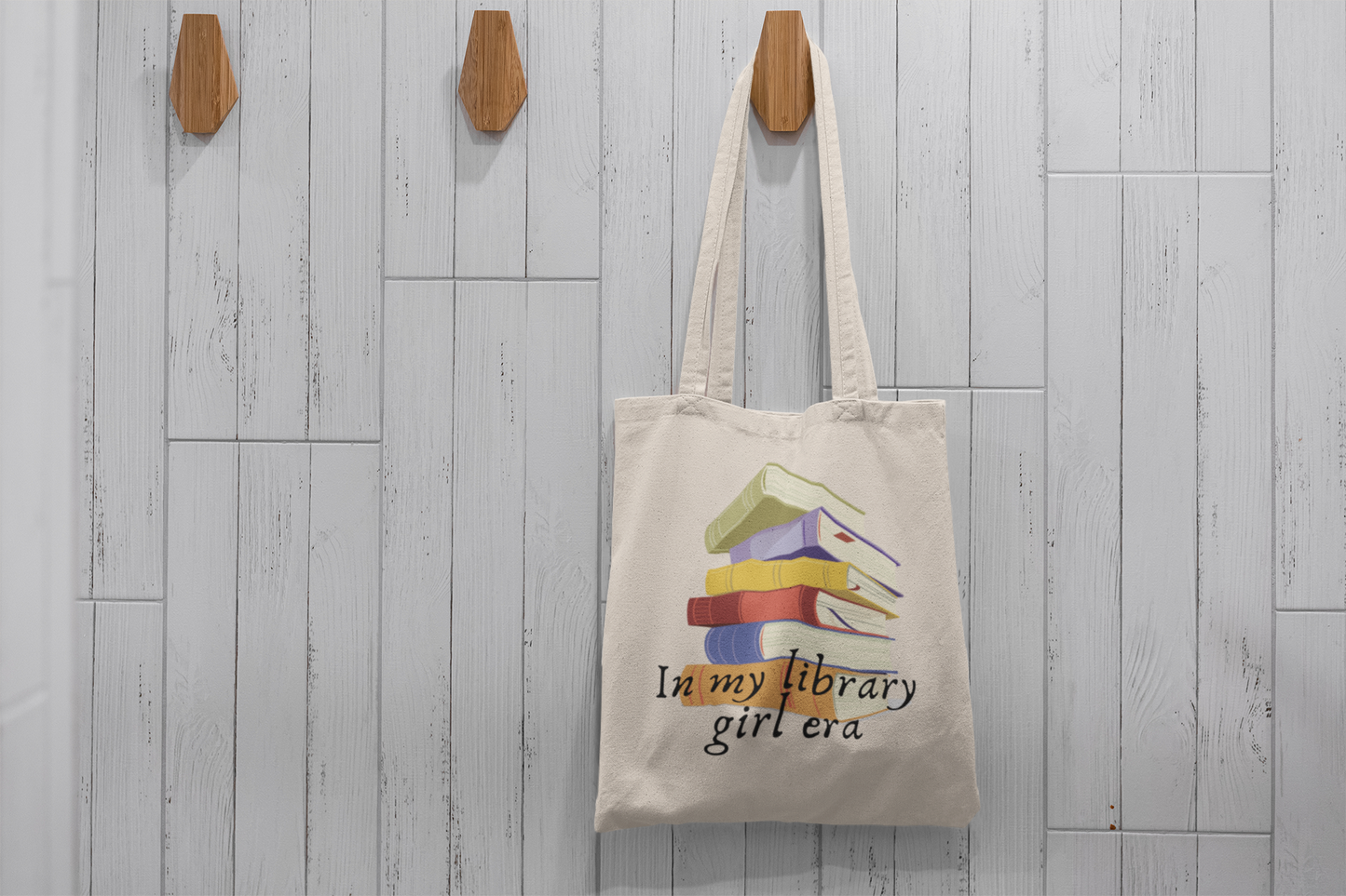 Library Girl Era Cotton Tote