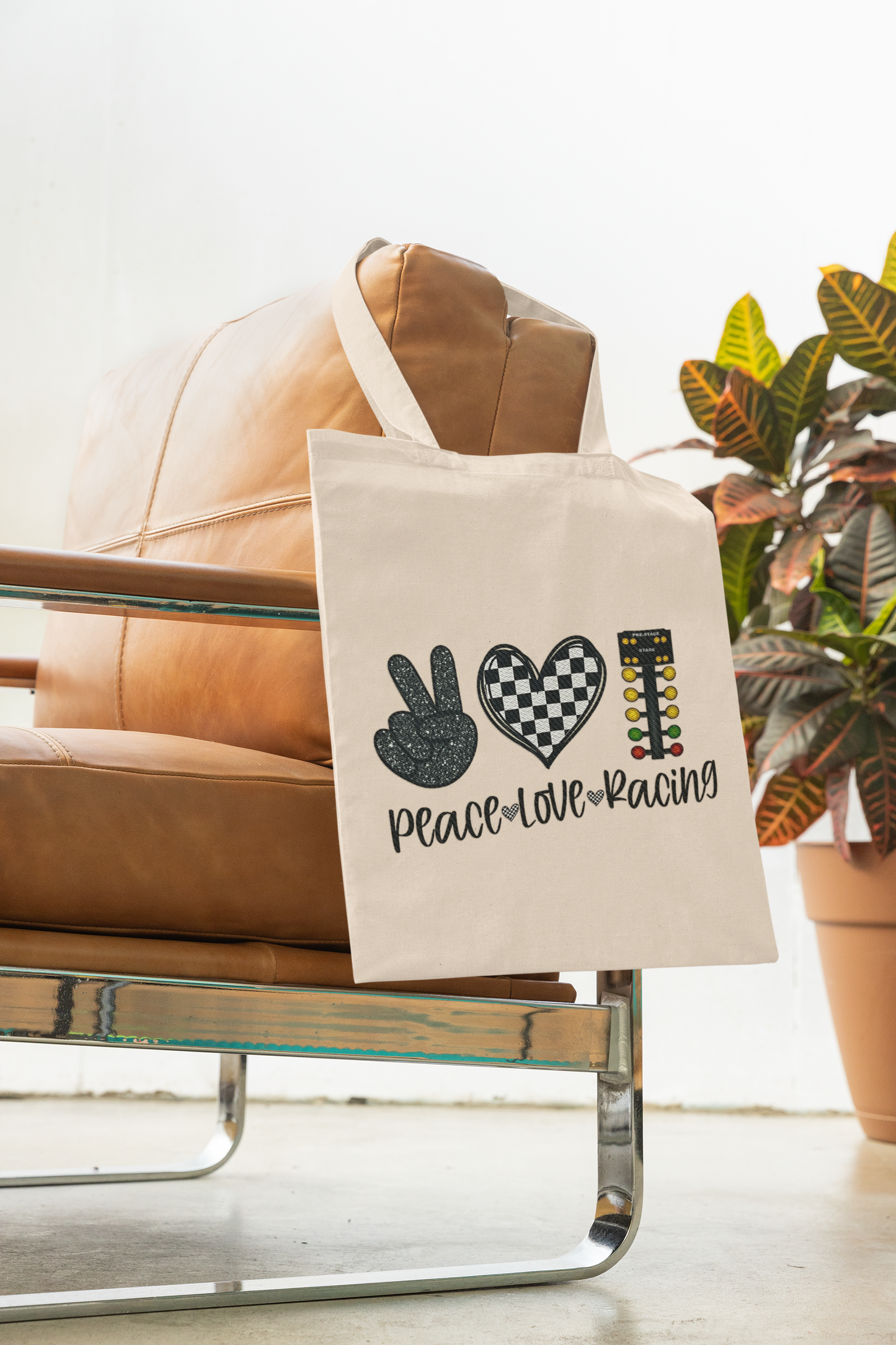 Peace Love Racing Tote