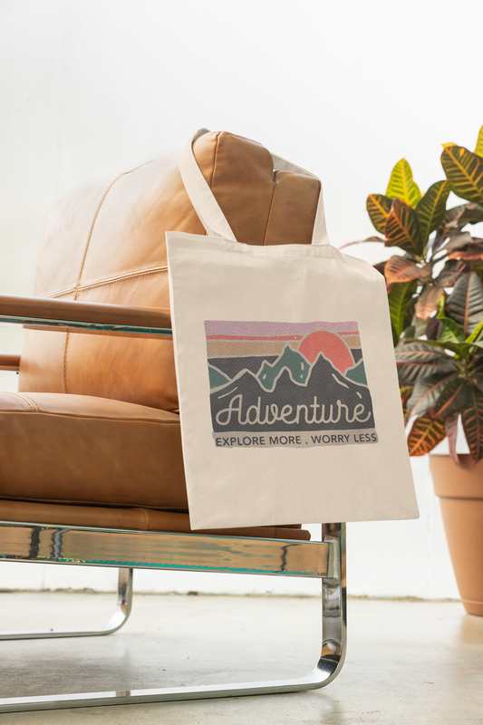 Adventure: Explore More Cotton Tote