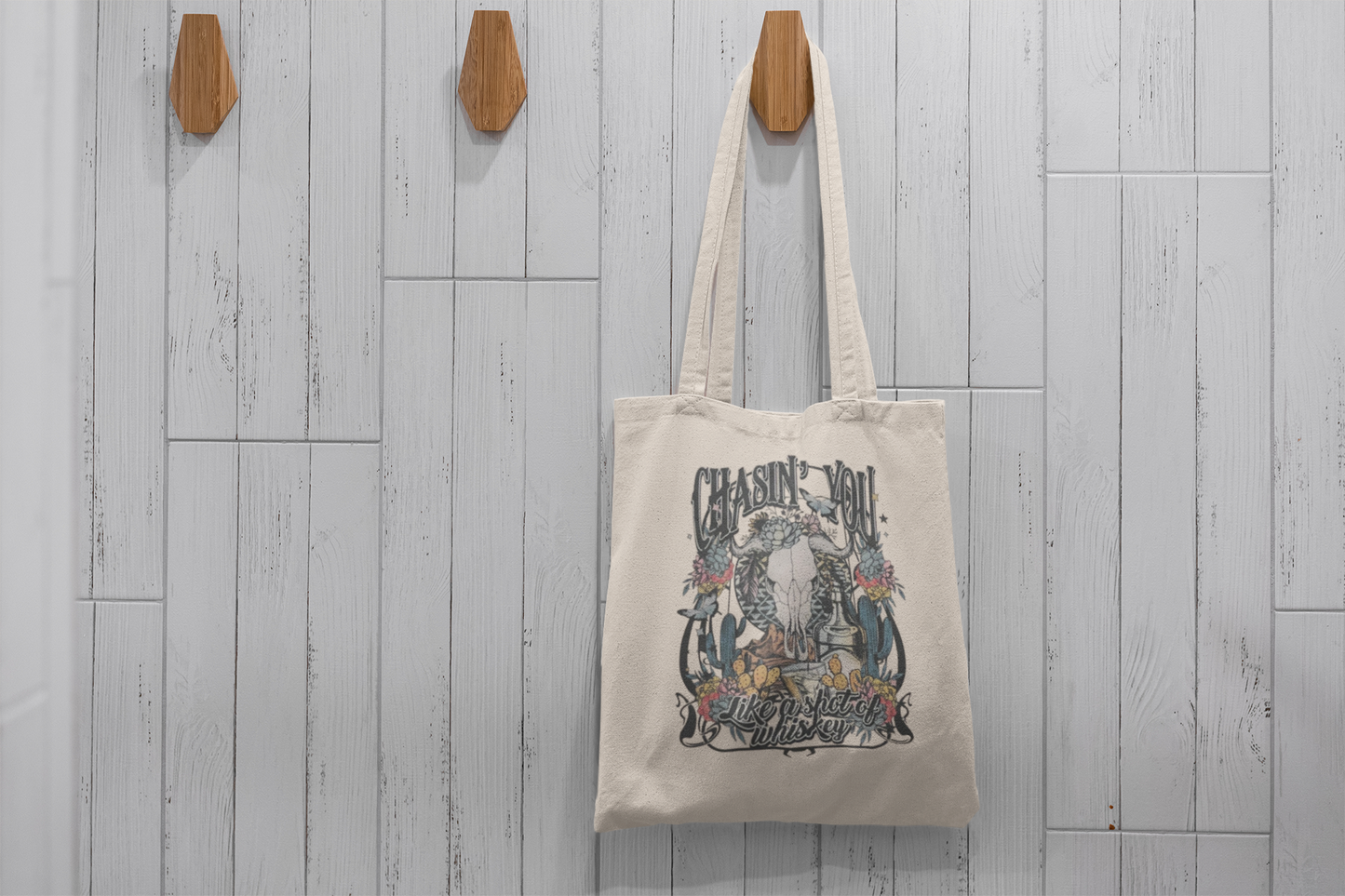 Chasin' You Cotton Tote Bag