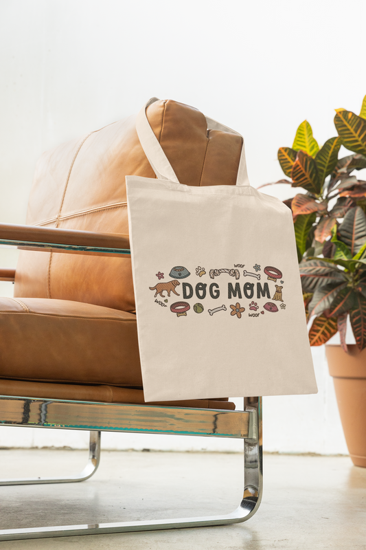 Dog Mom Essentials Cotton Tote Bag