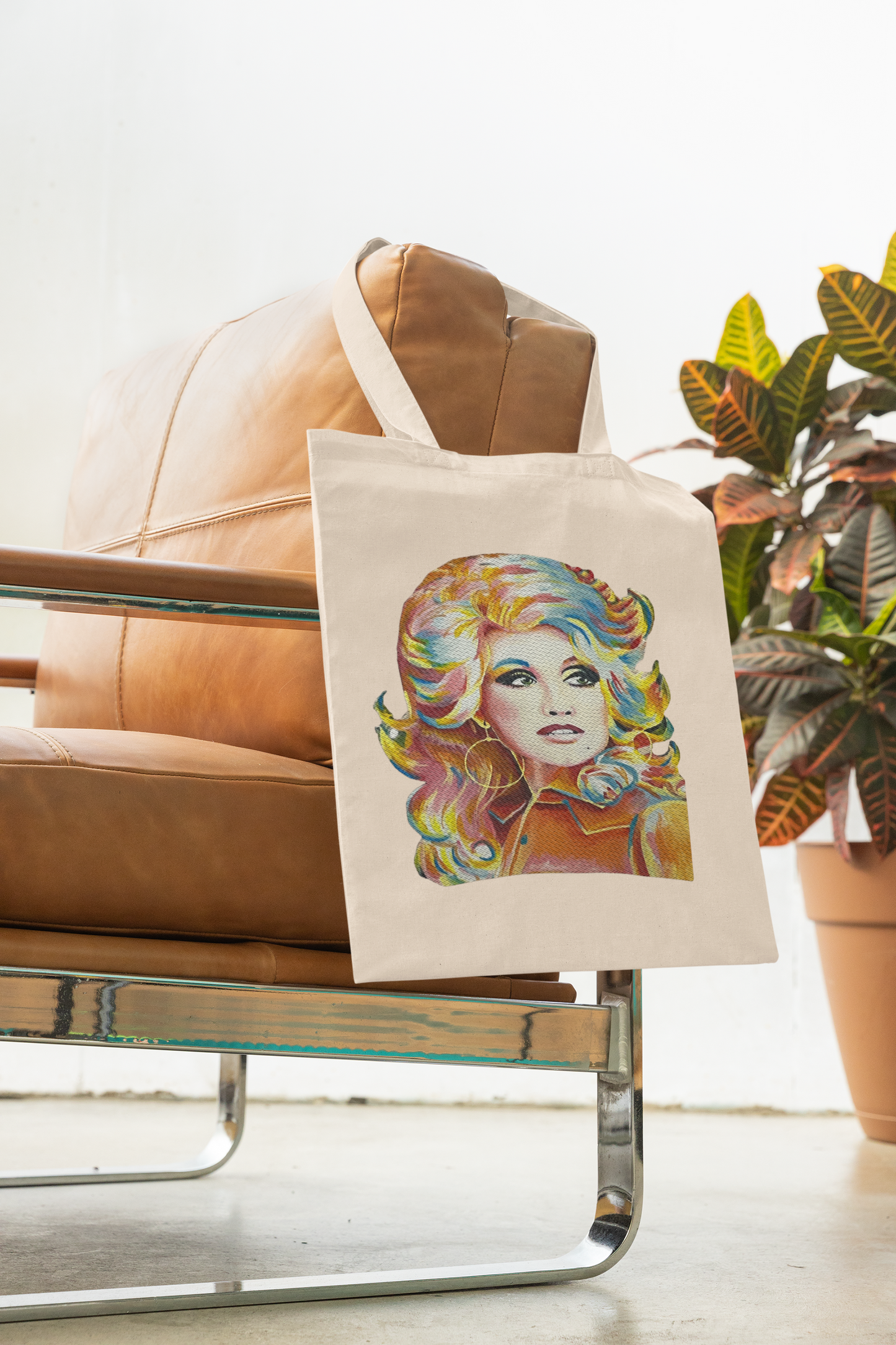 Dolly Parton Portrait Tote