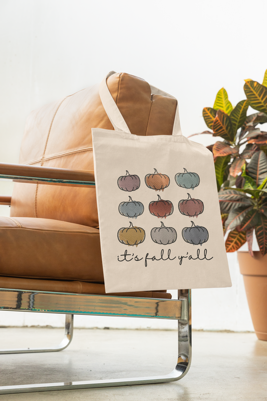 It's Fall Y'all Cotton Tote