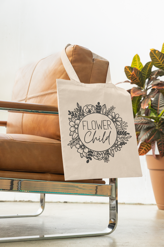 Flower Child Cotton Tote