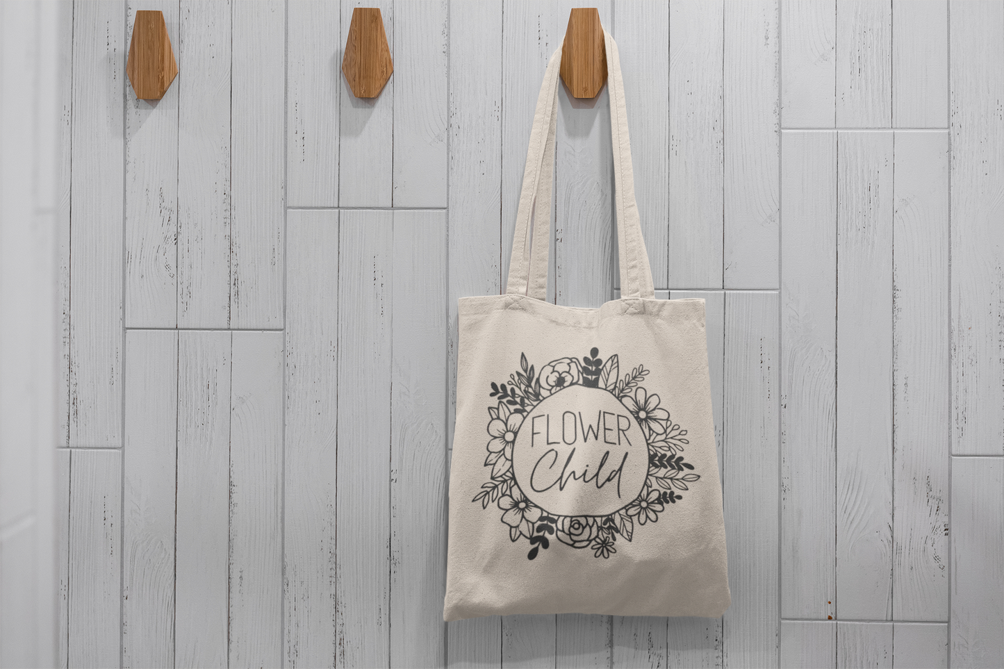 Flower Child Cotton Tote