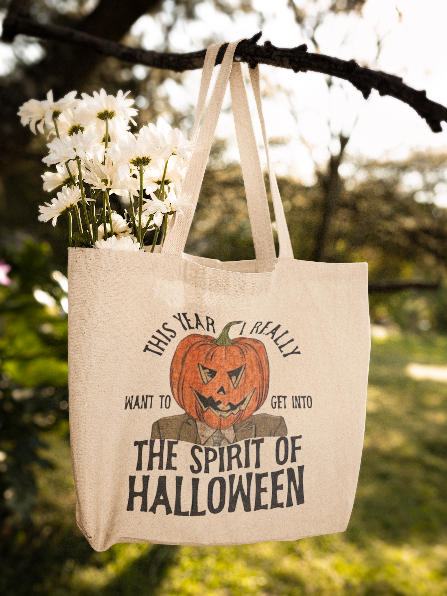 Spirit of Halloween Canvas Tote