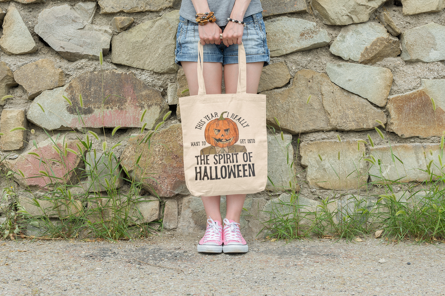 Spirit of Halloween Canvas Tote
