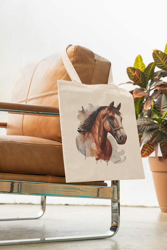 Horse Lovers Cotton Tote