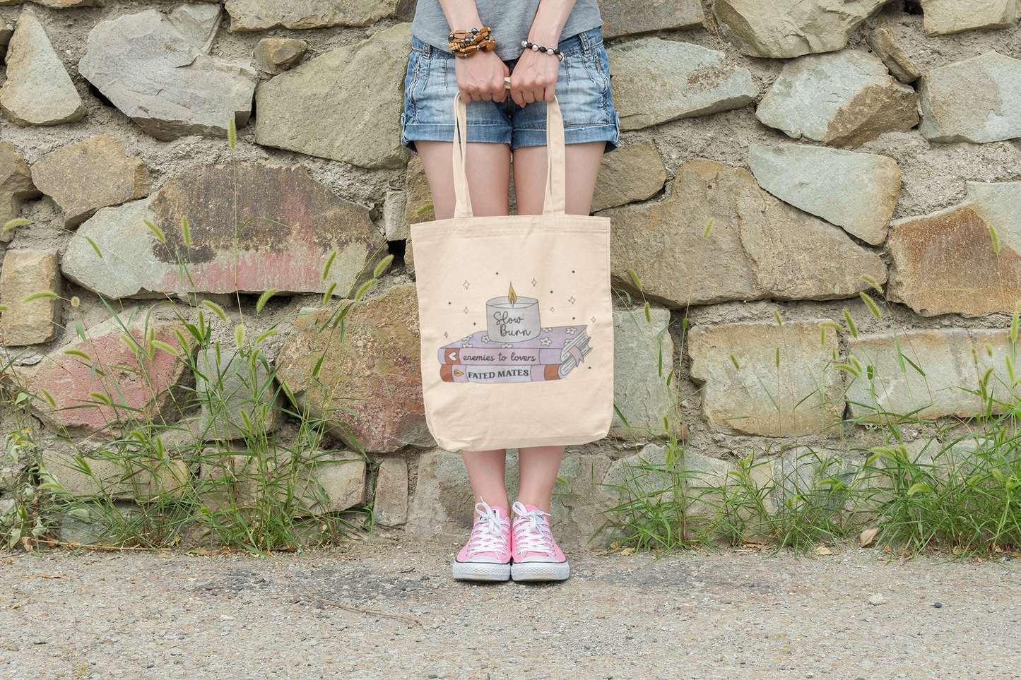 Slow Burn Canvas Tote Bag