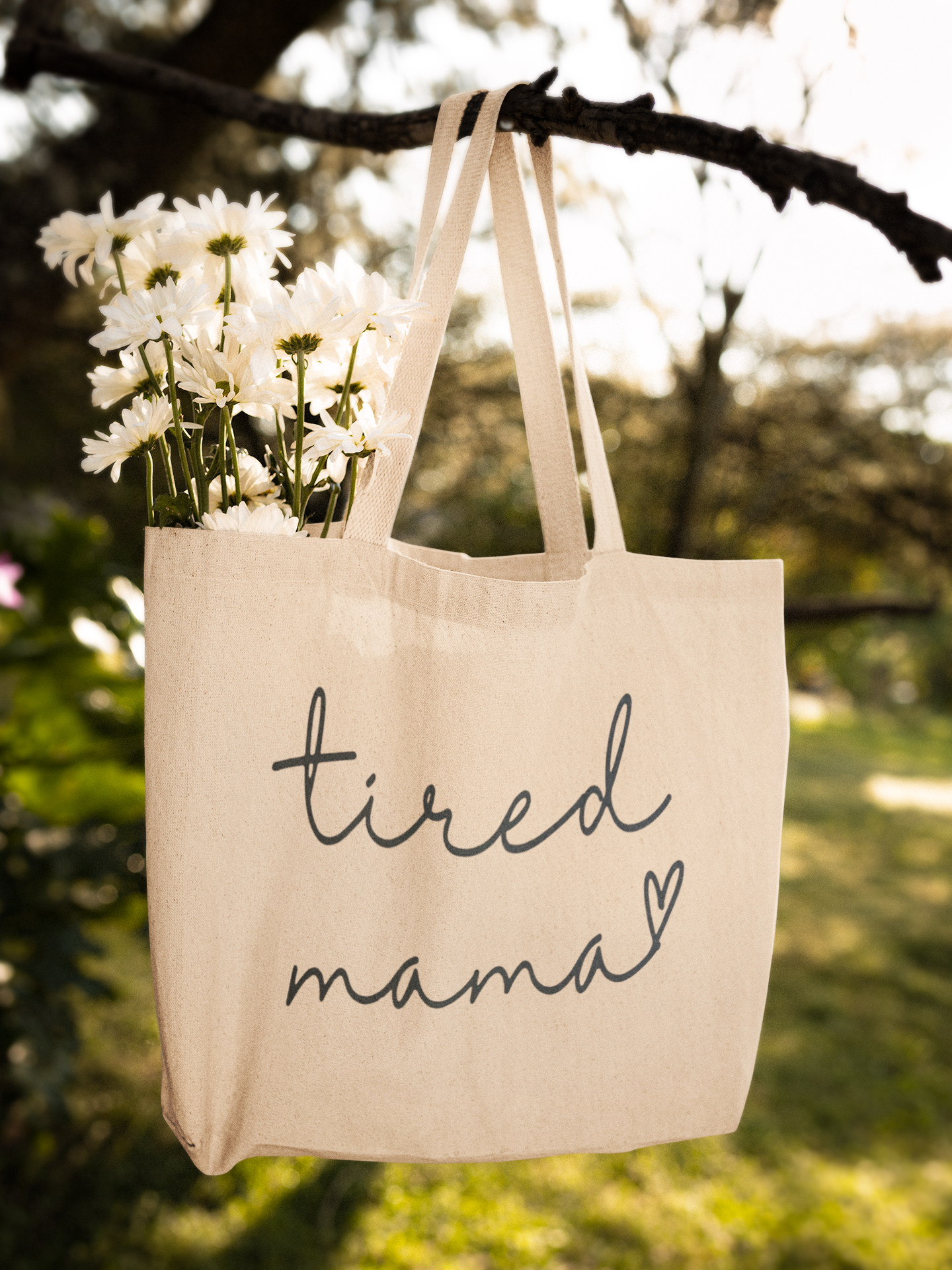 Tired Mama Canvas Tote