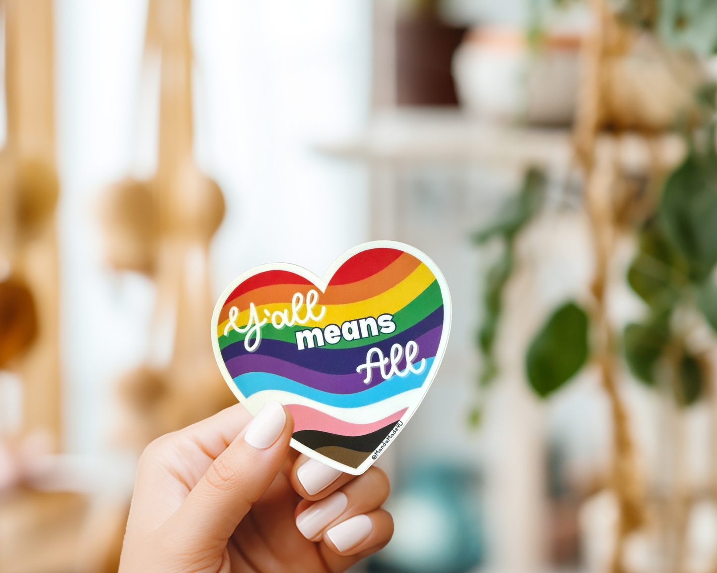Y'all Means All Sticker